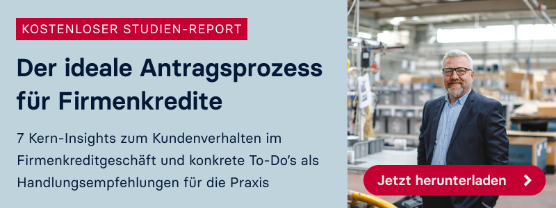 BANCOS Studien-Report "Der ideale Antragsprozess f&uuml;r Firmenkredite - was KMU-Kunden wirklich wollen!