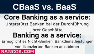 Kernbankensysteme - CBaaS - BaaS